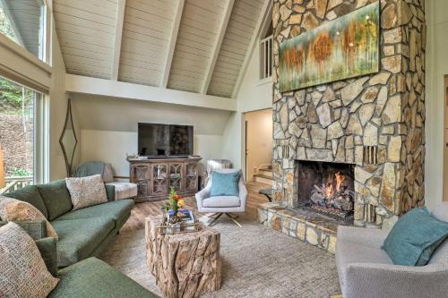 Highlands House | 1 Mi to Town: Chalet-Style Highlands Retreat