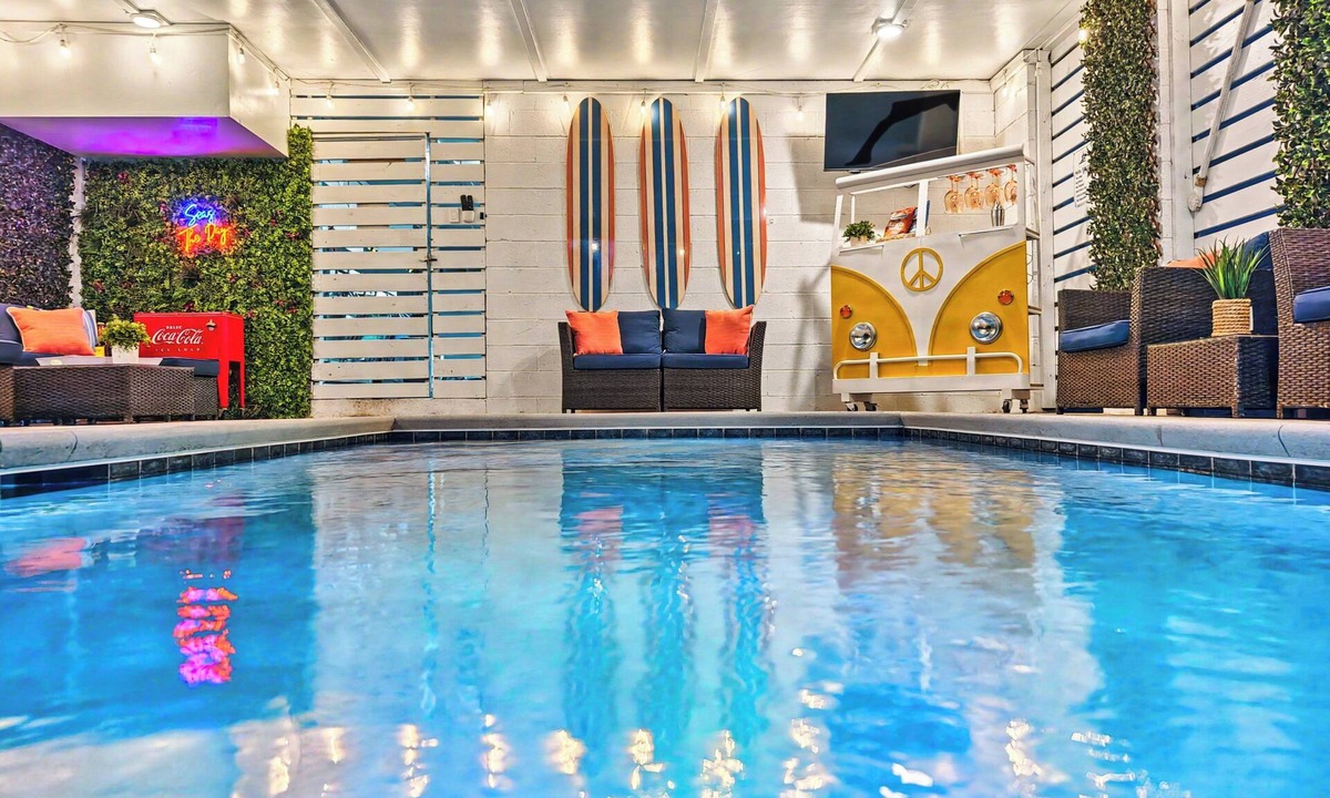 Folly Field House | 13SC Beach, Private Pool, 10 foot movie theater screen