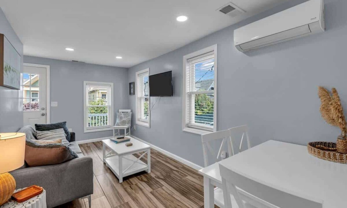 Ocean Grove Apartment | 1BR w/Private Balcony · 3 Blks to Beach · Asbury