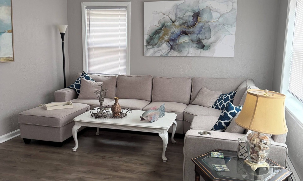 Ortley Beach Apartment | 2-bedroom apt. Seaside Park. Beach Block. Sleeps 5. 4 Beach Badges. Yard. Grill.