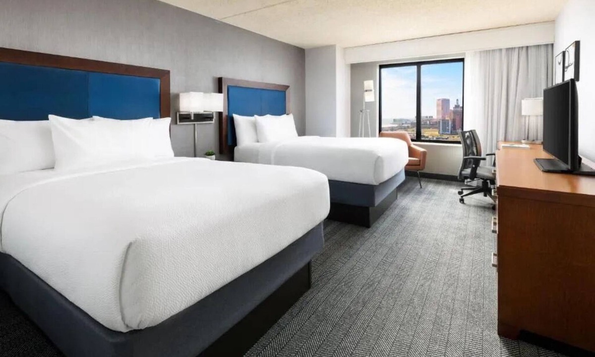 Atlantic City Hotel | 2 Family-Friendly Rooms, 2 Double Beds, Courtyard by Marriott, Near Boardwalk