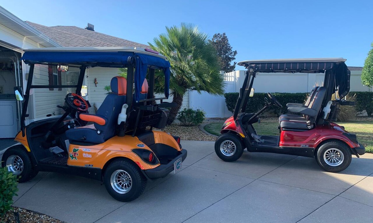 Sabal Chase Villa | 2 GOLF CARTS - Putting Green, 3 bed Courtyard Villa, 1 mile from Sumter Landing