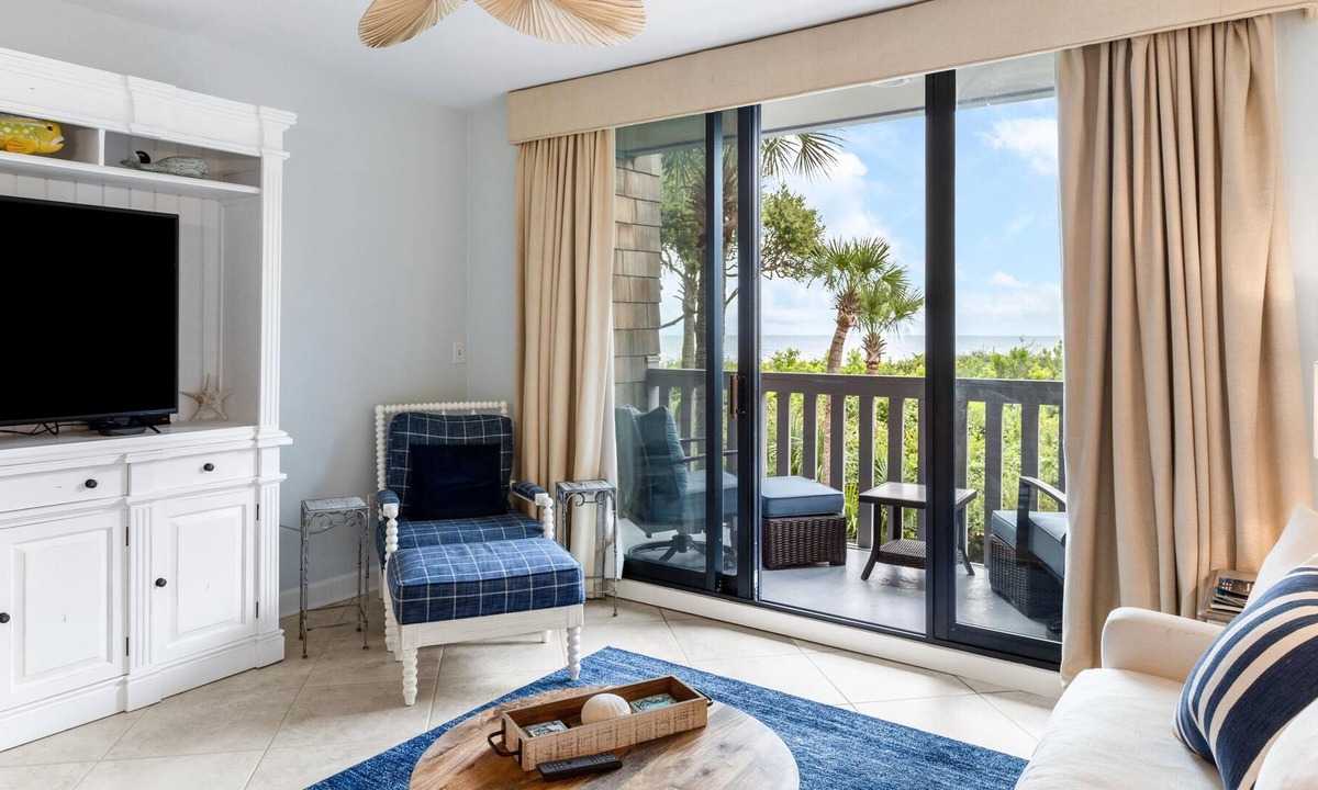 West Beach Village Condo | 2268 Shipwatch: 2BR Oceanfront, Steps from the Beach, Bike Credit