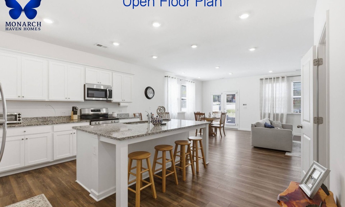 Pendergrass House | 3 BR/2.5 BA, Pets OK, Longer Stays OK, In-Unit W/D