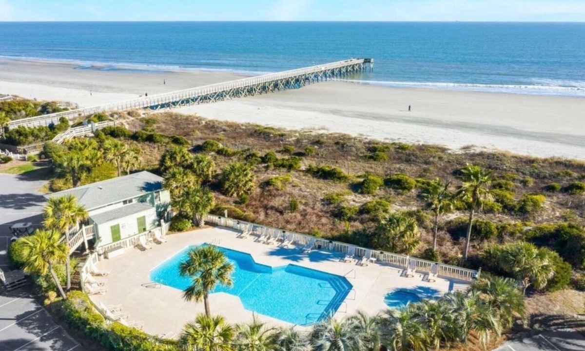 Isle of Palms Condo | 3rd Floor Oceanfront Condo! Breathtaking Ocean Views, Community Pool & Pier!