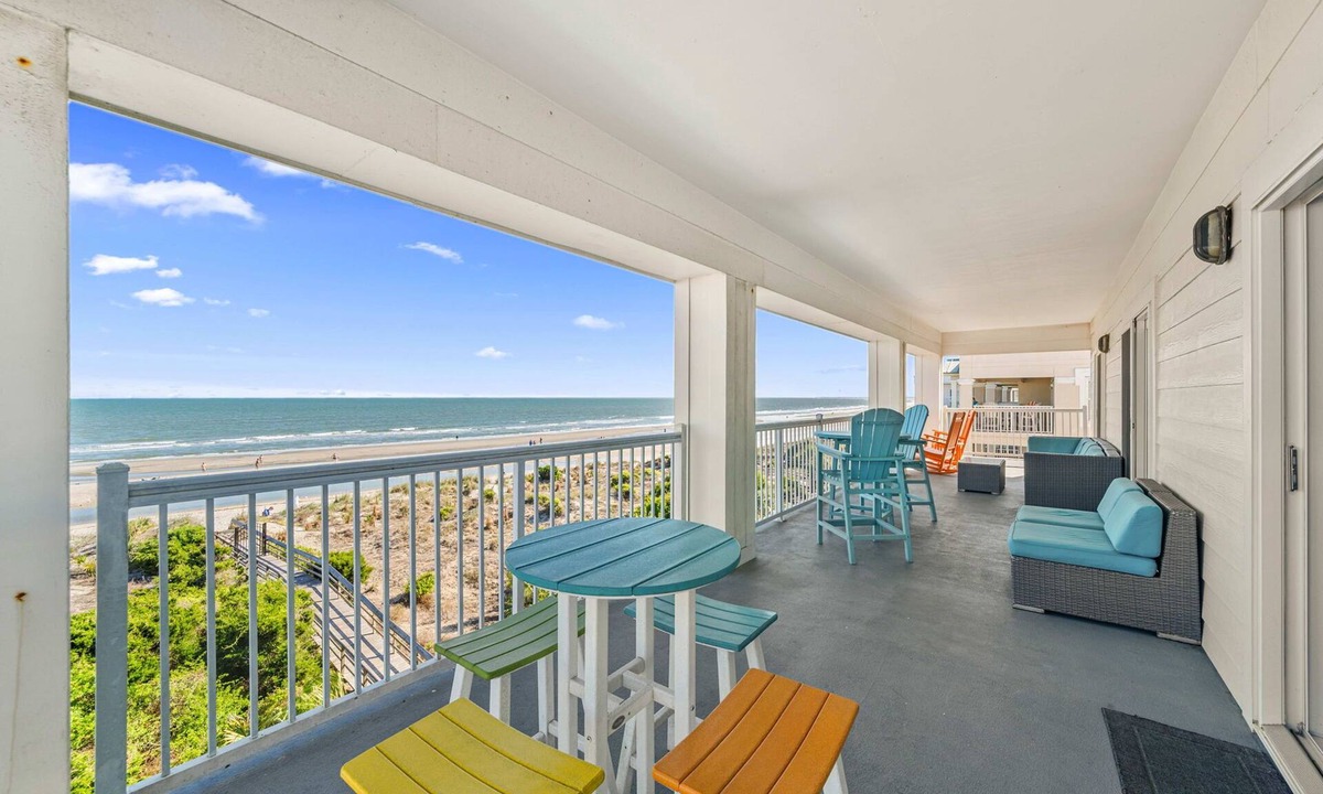 Isle of Palms Condo | 4 BR Top Floor Oceanfront Condo | Pet Friendly | Pool | Free Wifi & Parking
