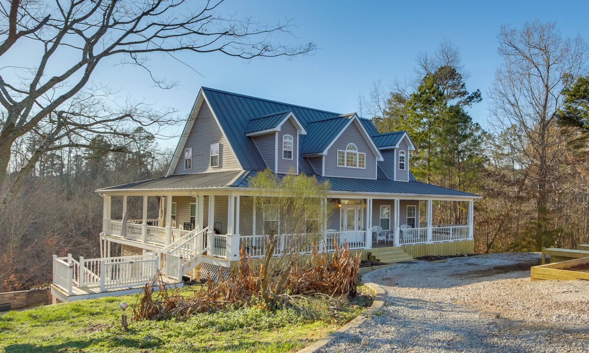 Waterloo House | 5-Acre Hideaway on Pickwick Lake: Great for Groups
