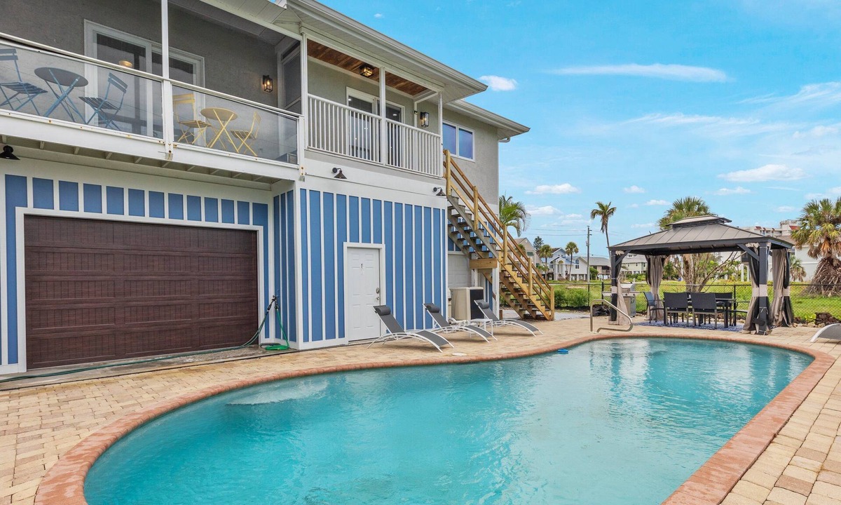 Laguna Shores House | 8057 Estero Blvd | Upgraded Beach Home + Heated Pool!