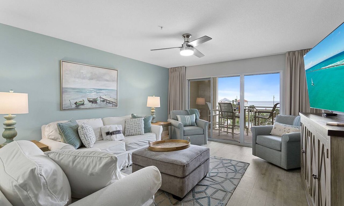Miramar Beach Condo | Amalfi Coast 416B - Top-Floor, Gulf Views, Two Pools, Tennis, Easy Beach Access!