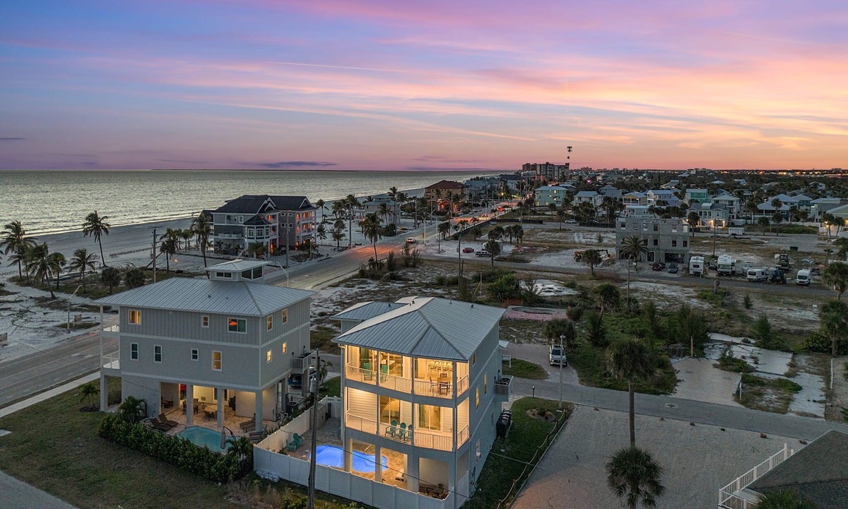 Mid Island House | Anchors Away - Pool Home Across Street from Beach with Private Access