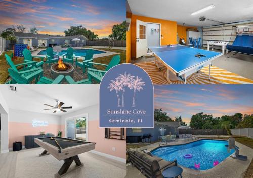 Seminole House | Backyard Oasis w Sand Volleyball Mins to Beach