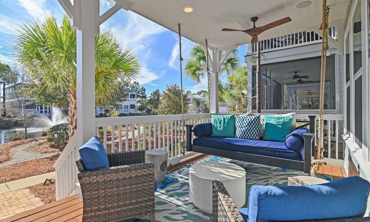 Santa Rosa Beach House | Barefootin' | Golf Cart, Bikes, Pond Views in NatureWalk