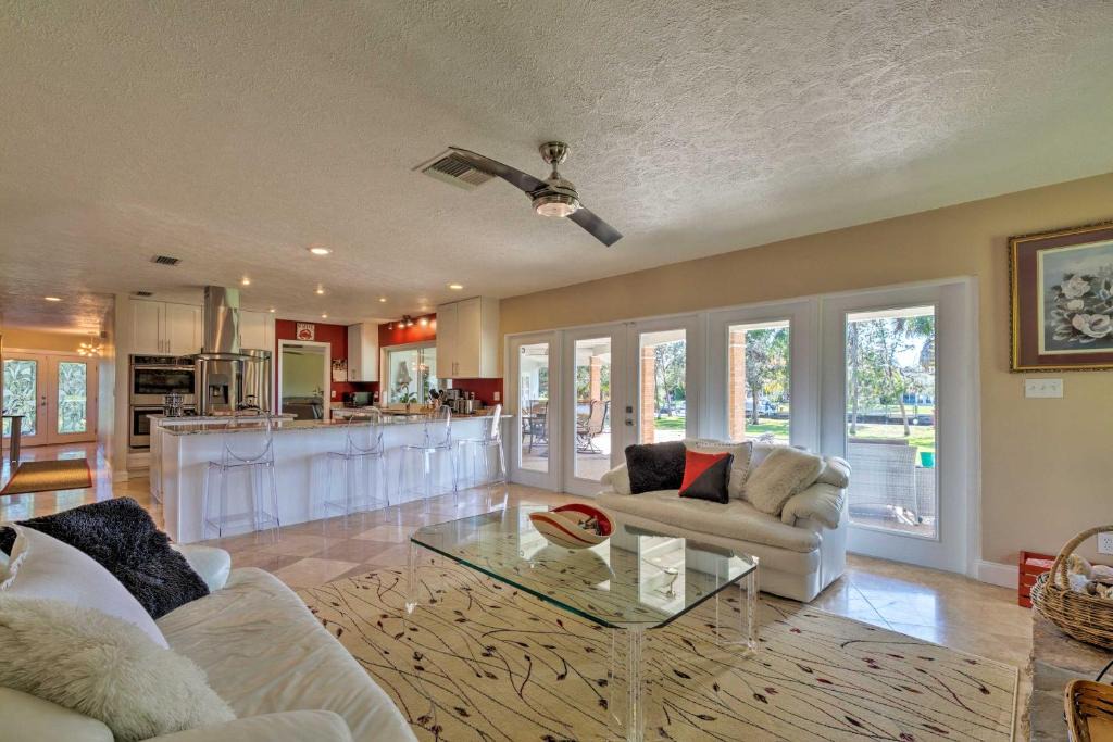 Dixie Shores House | Bayfront Florida Retreat with Boat Lift and Fire Pit!