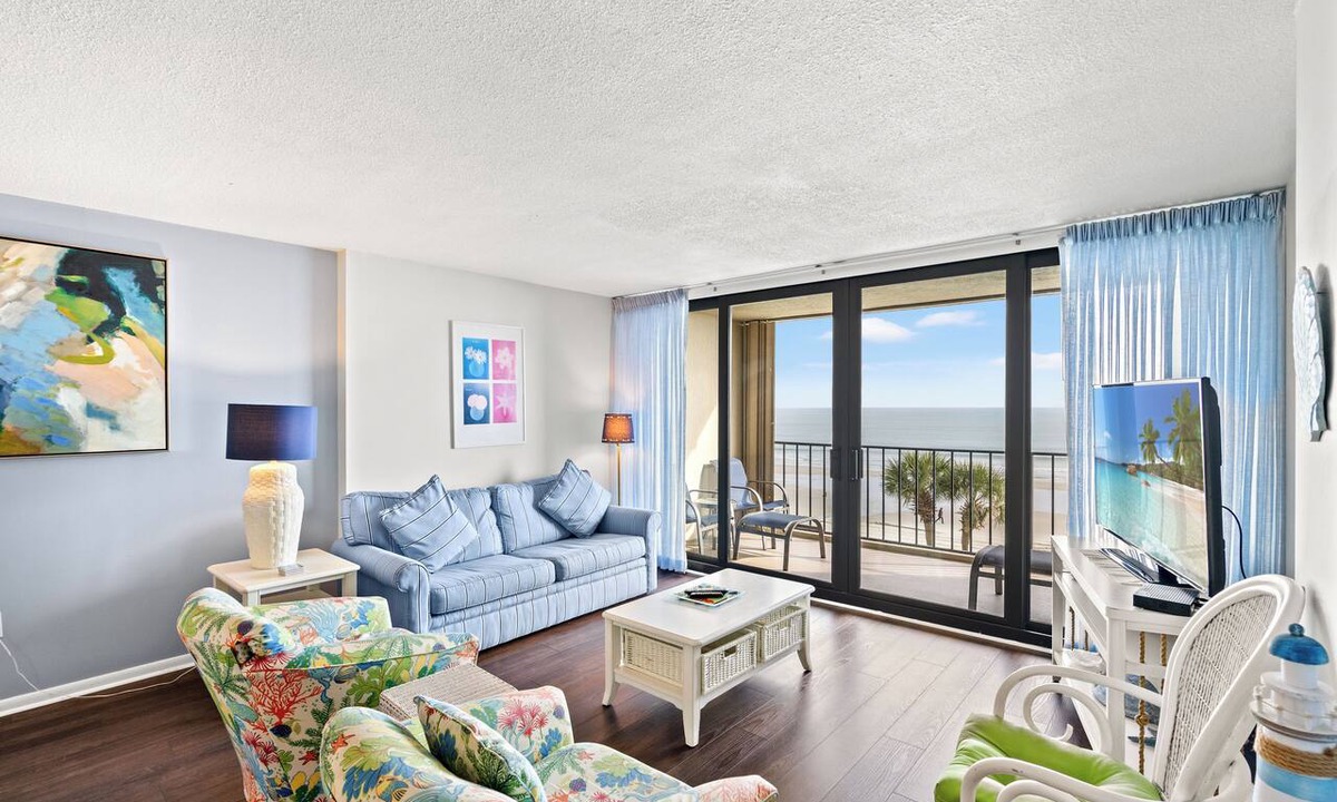 Arcadian Shores Condo | ~ Beachfront Bliss ~ Oceanfront Condo located in Arcadian One!