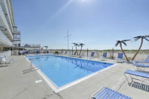 Wildwood Crest Apartment | Beachfront Condo with Pool about 2 Mi to Boardwalk!