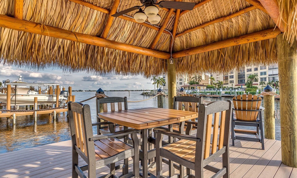 Caloosahatchee House | Best Home in the Cape! Brand New Remodel! - River View! - Tiki Hut on the Water!