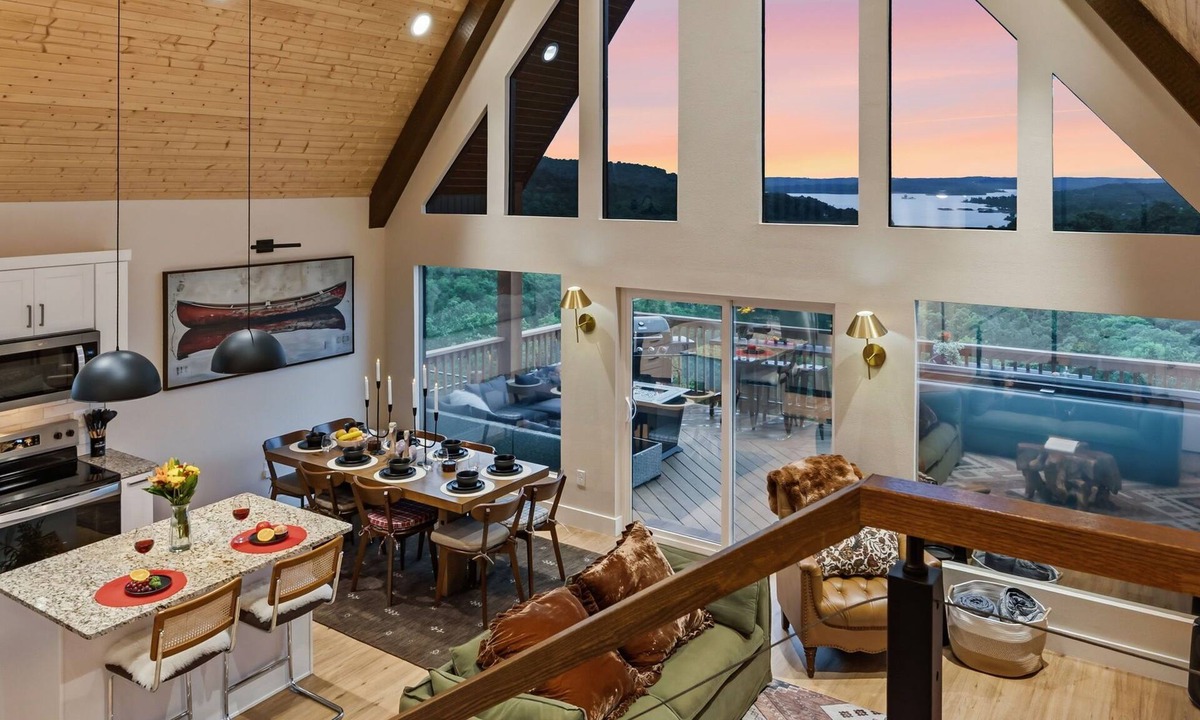 Indian Point House | BIG Lake View, Private Hot Tub on deck w/Tv & Firepit; High End Design & Comfort