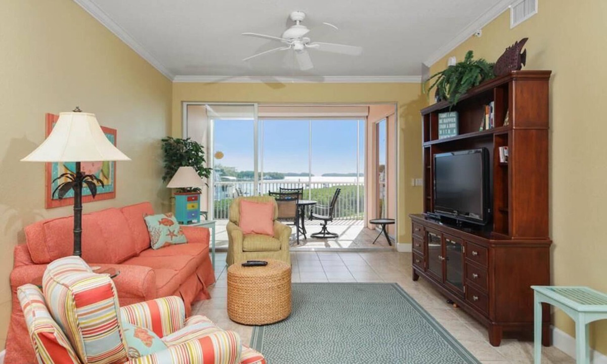 Placida Condo | Boca Vista Harbor - 202D: Spacious 3BR condo in Placida with stunning water views.