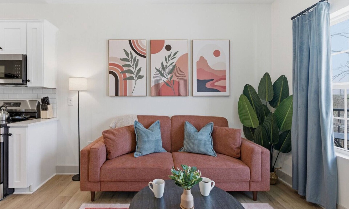 Murfreesboro Apartment | Boutique Loft w/Patio, Rooftop Views + In-Unit W/D