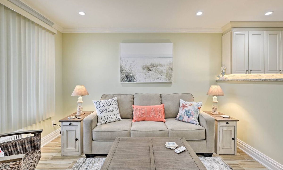 Brigantine Condo | Brigantine Beach Retreat: Swim, Fish, & Shop!