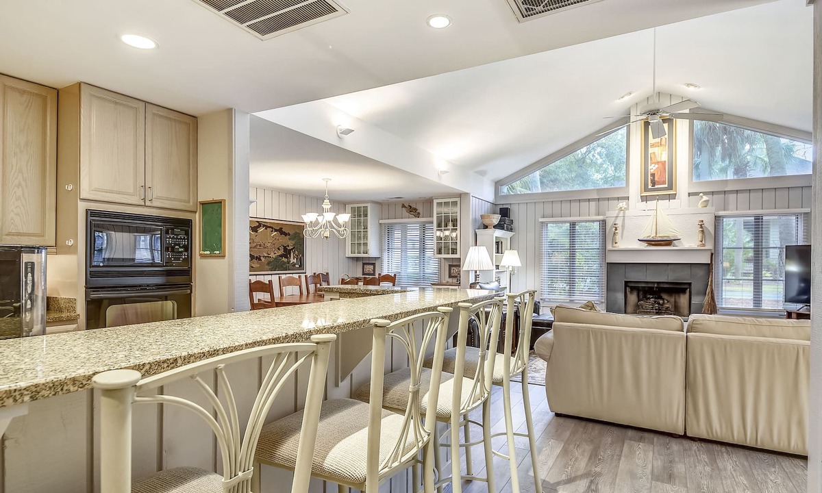 Oceanside House | Charming Sea Pines Retreat – 4th Row from the Beach with EV Charger