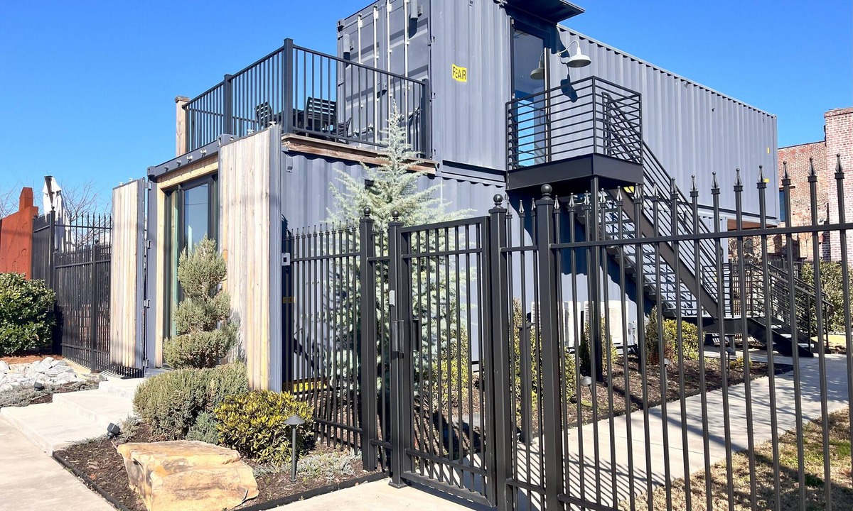 Macon House | Chic Urban Escape-Stylish Shipping Container Stay in Downtown Macon!