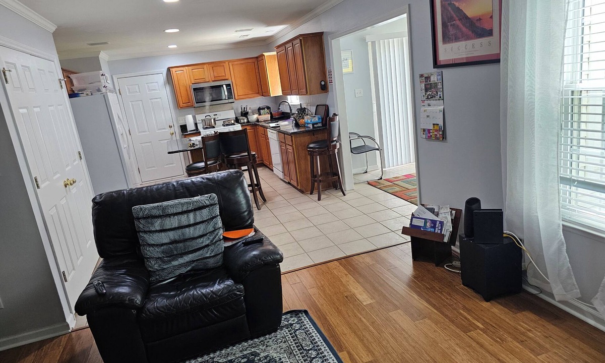 Indian Trail House | Clean Bedroom in a Single Family Home for One Guest Only. Room A