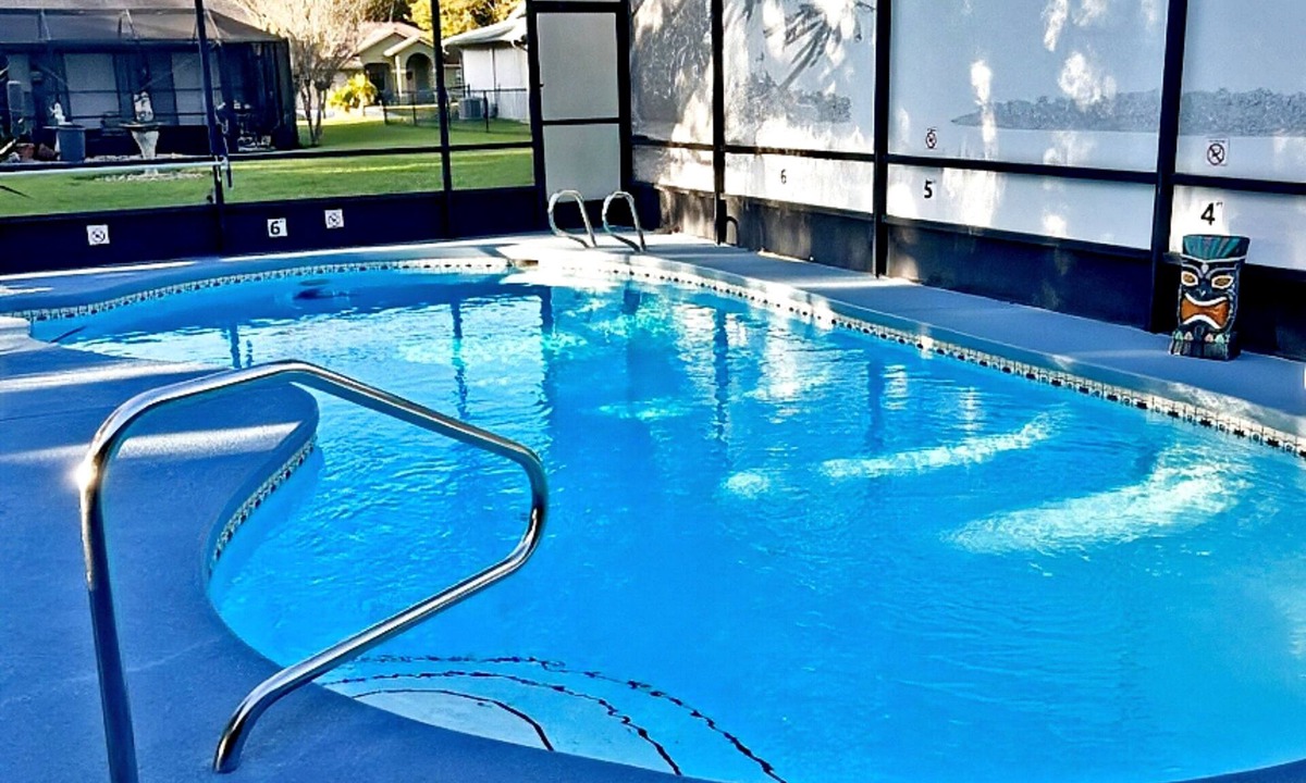 Palm Coast House | Coastal home near beach with private outdoor pool, washer/dryer, AC, & WiFi