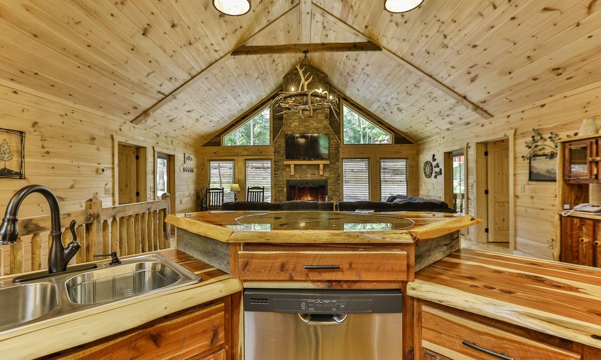 Mineral Bluff Cabin | COE-Z Cabin Escape - Beautiful, spacious ranch style cabin with Three King Bedrooms.