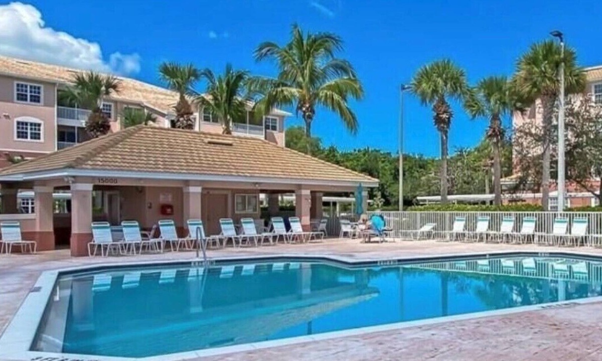 Majestic Palms Condo | Condo 3miles from beach Pool Highly desired elevator gated Disc for Displaced Sr
