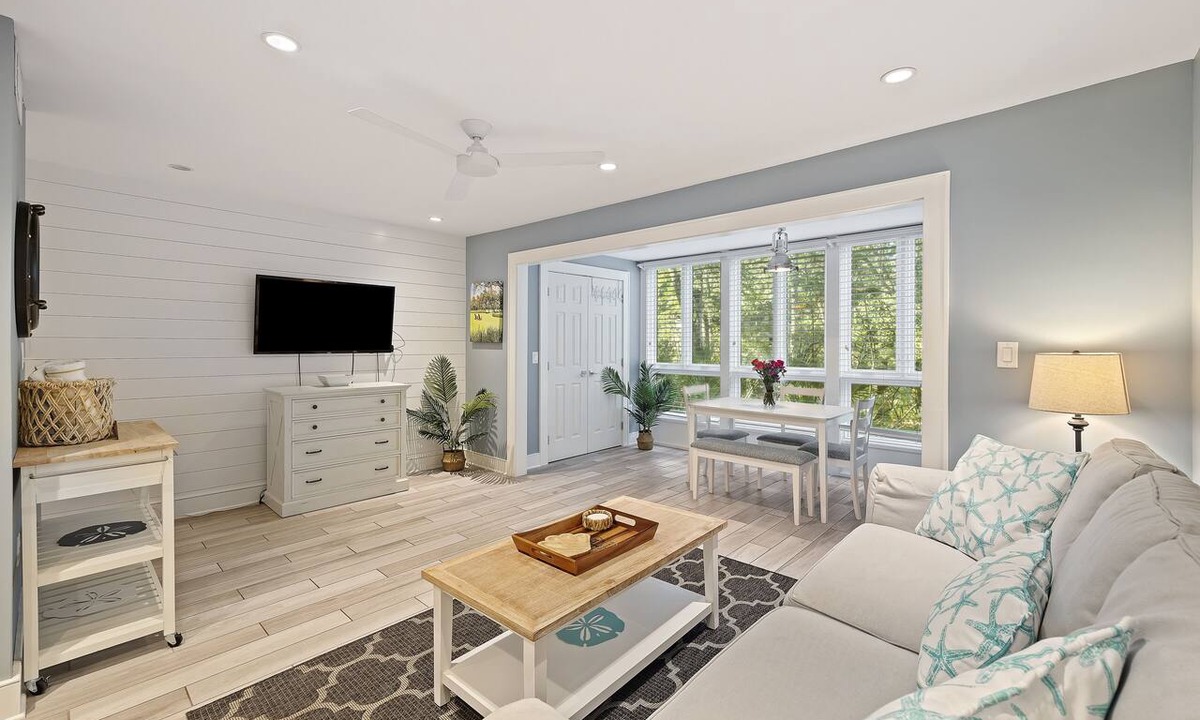 West Beach Village Condo | Contemporary Seascape Villa, Popular Kiawah West Beach, 1BR, Steps to Beach!
