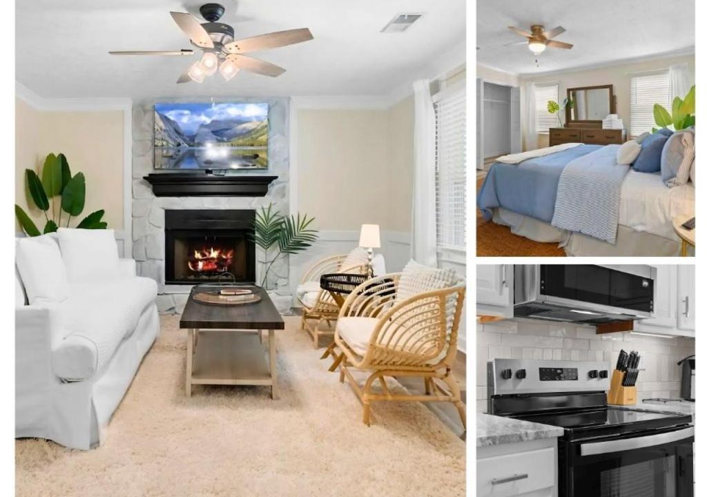 Marietta House | Cozy Cottage for 6 Pet Fenced