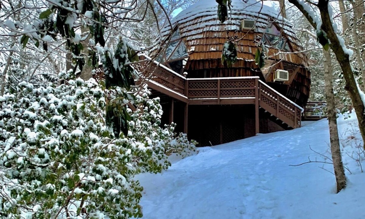 Grassy Creek Cabin | Discover Your Cool Escape - Geodesic Dome w/Hot Tub, & Private!
