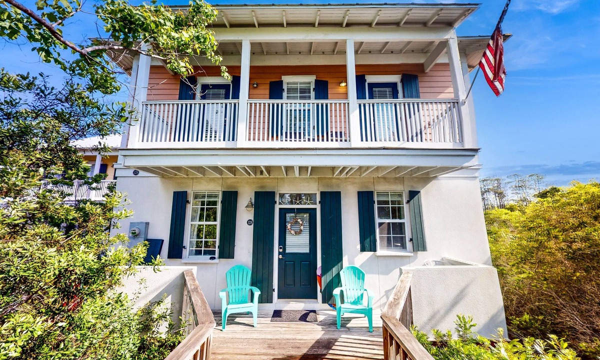 Seagrove Beach House | Dog-friendly bungalow with on-site pool, hot tub, free WiFi, and washer/dryer