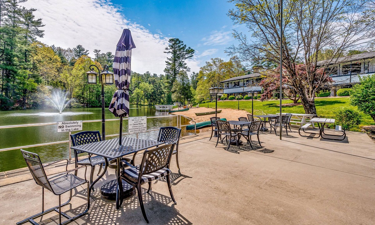 Flat Rock Condo | Dog-friendly gem on the lake with pool, beach, lush acreage, fast WiFi & kitchen