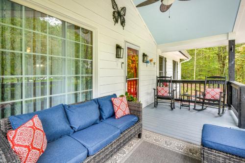 Helen House | Enchanting Creekside Cottage w/Hot Tub