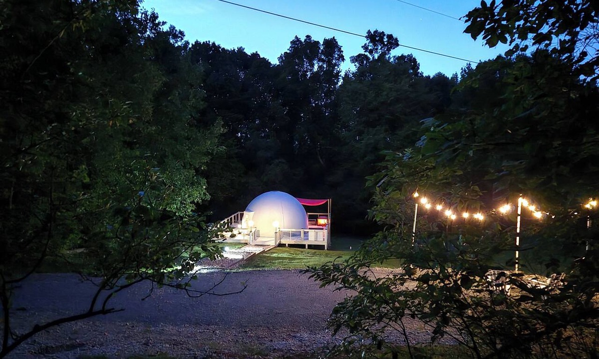 Milledgeville RV Rental | Exclusive Private Woodland Escape – Book 2 domes on 100+ Acres