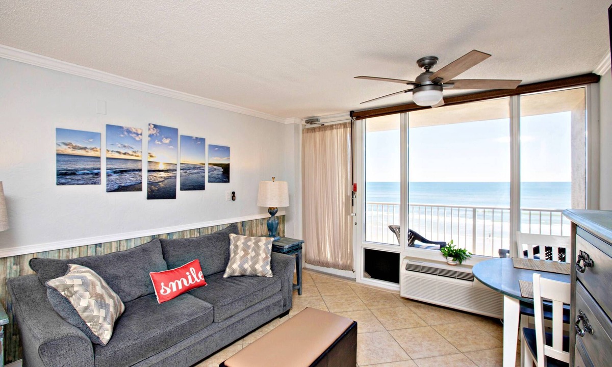 Daytona Beach Shores Condo | FREE DAILY ACTIVITIES! Your OceanFront Slice of Heaven at Pirate's Cove-Newly Updated 4th Floor Unit