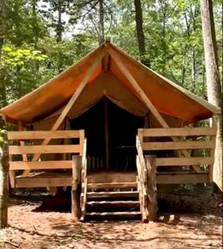 Suches Other | Georgia Glamping at its Finest in this Cozy Safari Tent in Suches