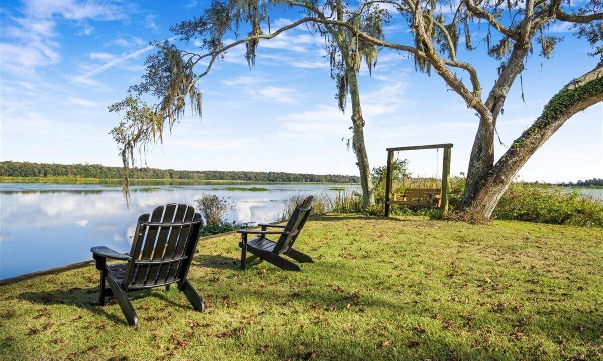 Cordesville House | Gorgeous Water Front Geodesic Dome with Your own Private Boat Ramp and Dock!