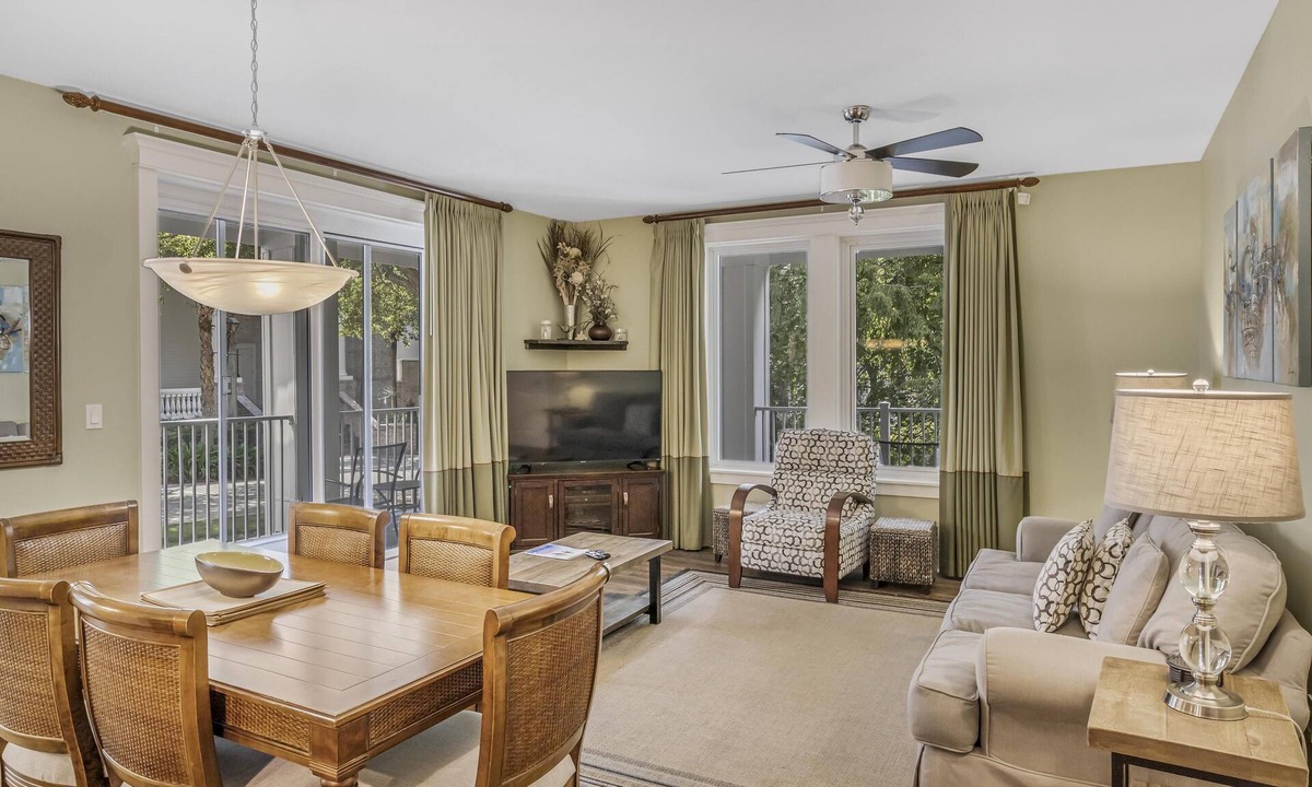 Baytowne Wharf Condo | Grand Comfort: 1BR Condo w/Golf Cart, Wrap-Around Balcony, and Resort Amenities at Sandestin Golf and Beach Resort!