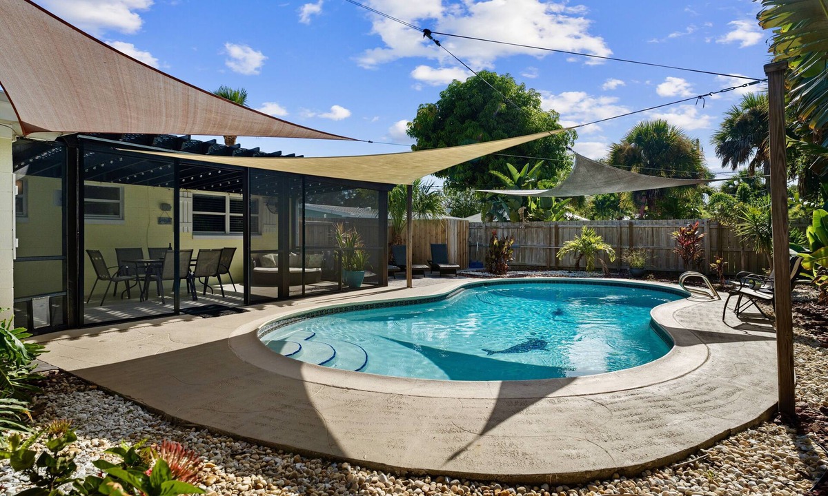 Cape Caneveral Beach Gardens House | Heated Pool-Beach Access -3/2 -Game room