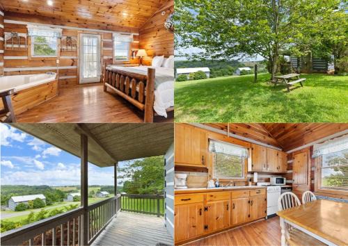 Fancy Gap House | Hillside Hideout Log Cabin For 2! Cabin 10