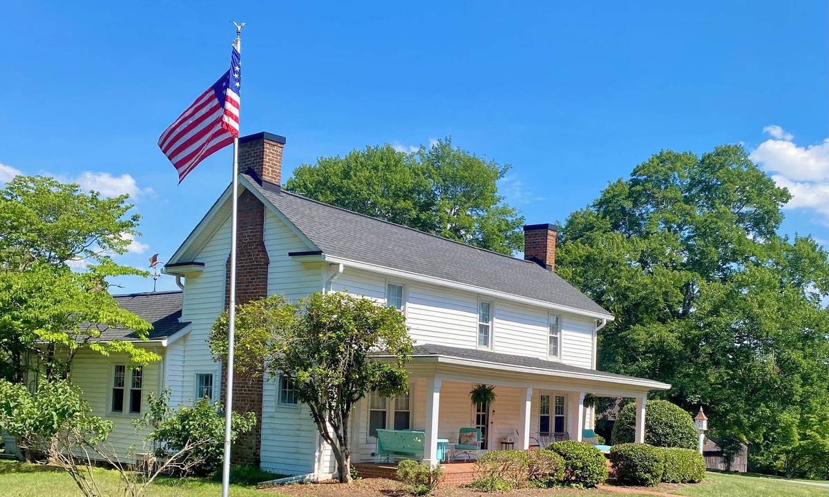 Pfafftown House | Historic, private 3-bedroom house in Winston-Salem with ample parking.