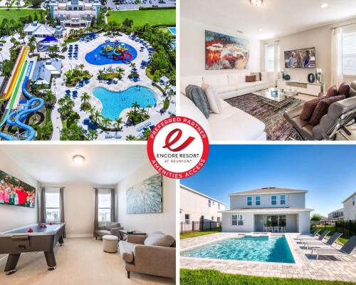 West Kissimmee House | Home Near Disney With Air Hockey Table And Waterpark & Resort Access At Encore Resorts Reunion - 241Bu