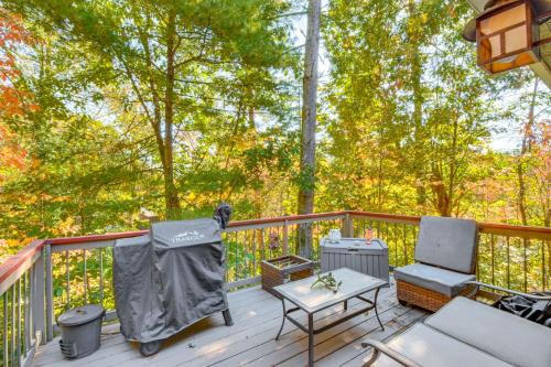 Clayton House | Hot Tub, Deck & Grill: Secluded Cabin in Clayton