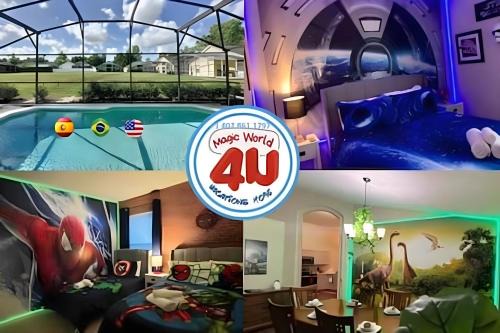 Westridge House | HOUSE 4 Bdr Eco ThematicSaltwater PoolGame Room