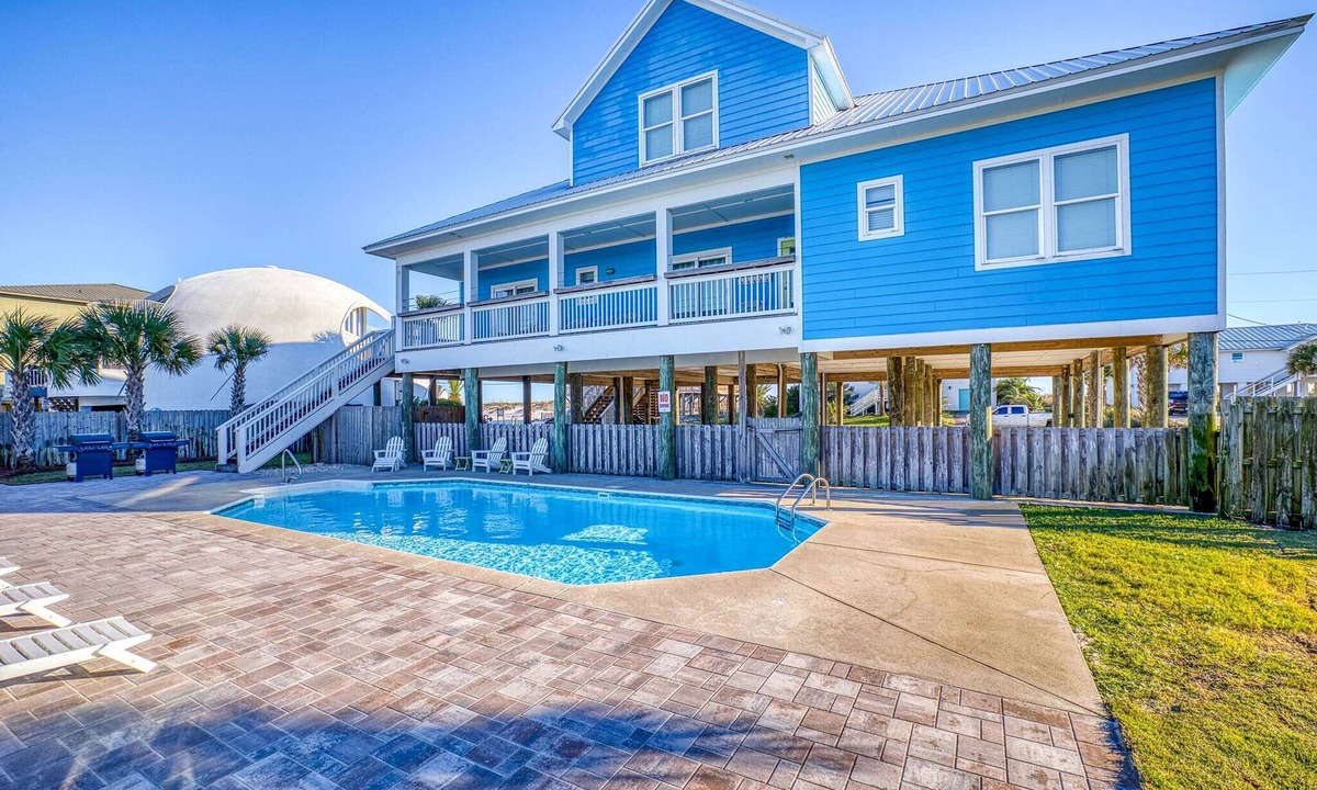 Pensacola Beach House | Incredible Gulf View Home W/Pool-Sleeps 30 people! Bring the whole family!