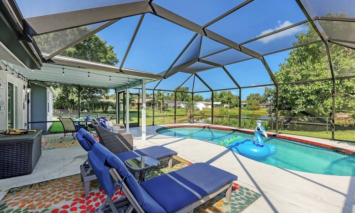 Bradenton House | Lakefront Pool Home Near Anna Maria Island | Heated Pool, Fenced Yard, IMG Academy Close