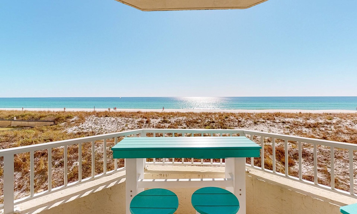 Holiday Isle Condo | Large, open unit, gulf views, Close to shopping & dining